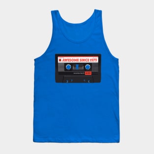 Classic Cassette Tape Mixtape - Awesome Since 1979 Birthday Gift Tank Top